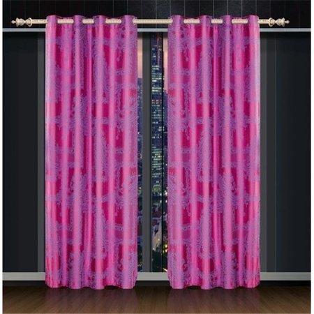 DWELLINGDESIGNS Window Treatment Damask Drapes Cliodna Curtain Panel DW146924